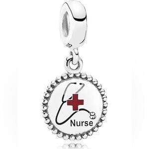 Pandora nurse stethoscope charm